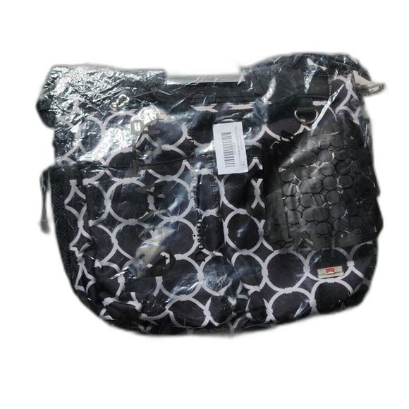 Soyater, Diaper Bag with 13 Compartments & Changing Pad 14x16" Black & Gray - Picture 5 of 7